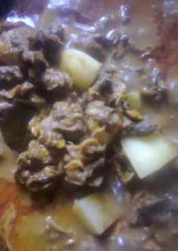 Rendang kerang & kentang