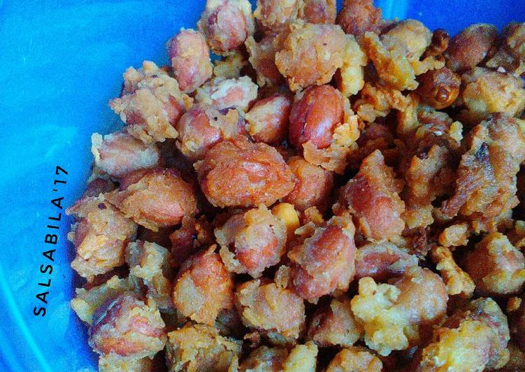 resep lengkap untuk Kacang telor / kacang disco / kacang bawang Gurih