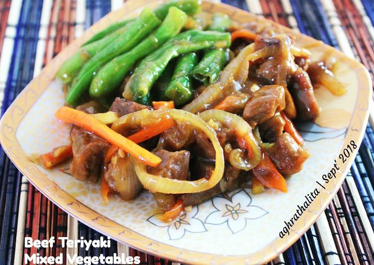 resep lengkap untuk 116. Beef Teriyaki Mixed Vegetables