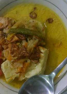 Lontong opor sayur