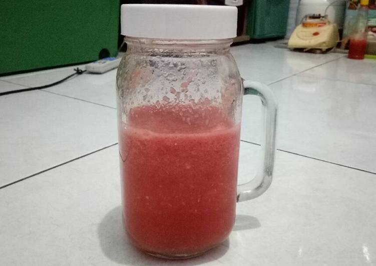 Resep Jus nanas + semangka (diet)