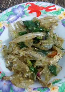 Ikan asin tawar lombok ijo