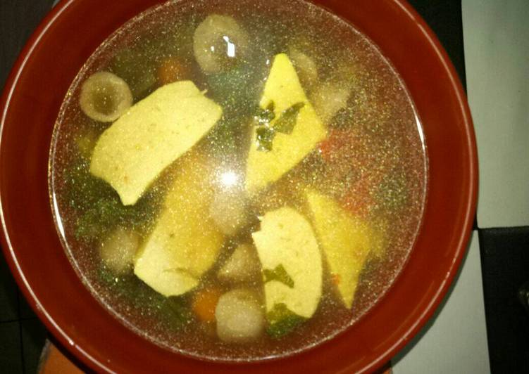 resep makanan Sop Tahu & Baso