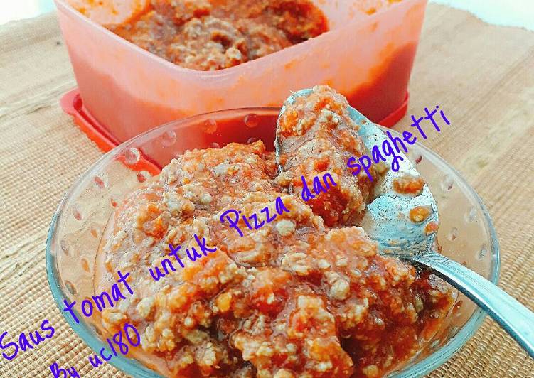 resep makanan Saus tomat homade (untuk Pizza dan spaghetti)