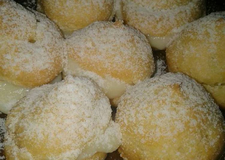 resep lengkap untuk Vanila cheese cream puff a.k.a kue sus