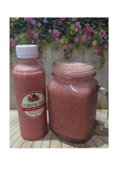 Diet Juice Strawberry Pomegranate Banana Carrot