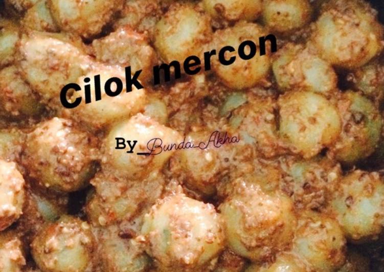 resep makanan CiLok isi Telor (sambal kacang)