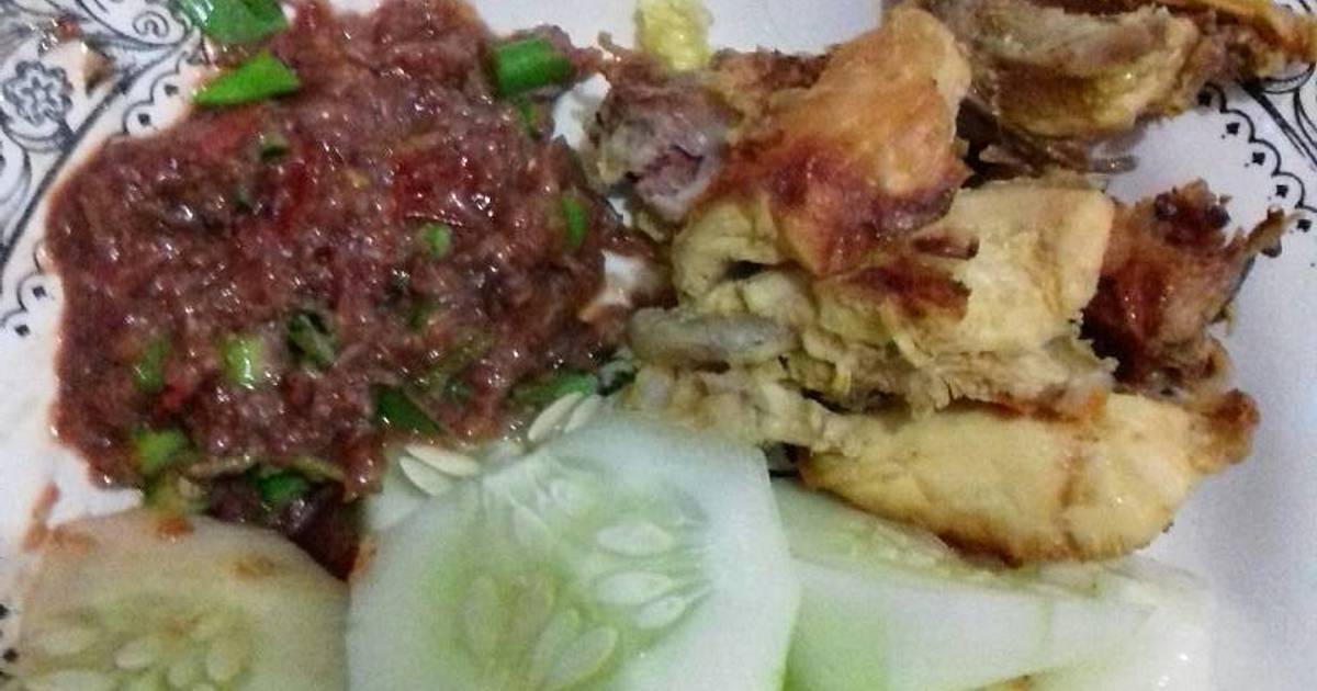 27 Resep Sambal Lalap Ayam Enak Dan Sederhana Cookpad