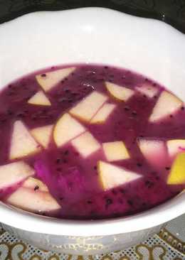 Es Buah Naga Apel
