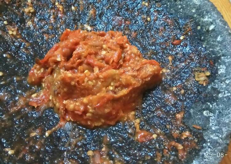 resep lengkap untuk Sambel kencur seuhah