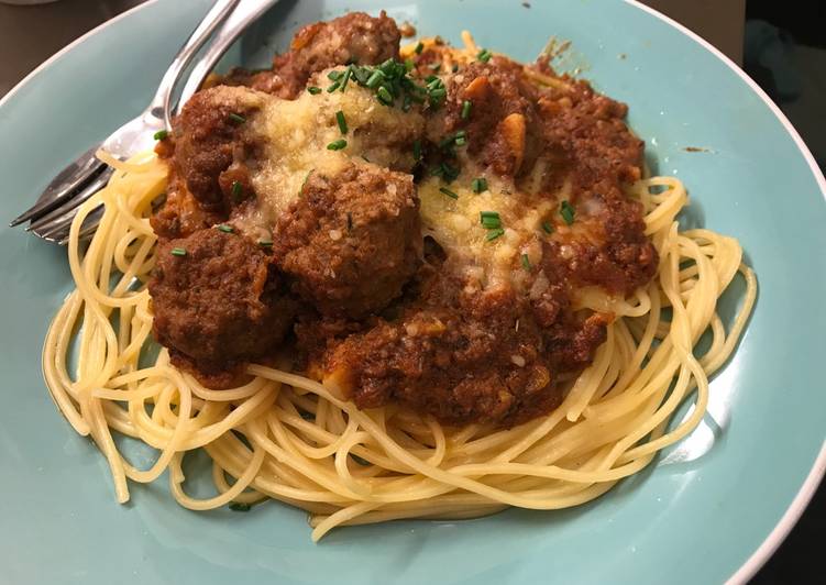 gambar untuk resep Spaghetti Meatball