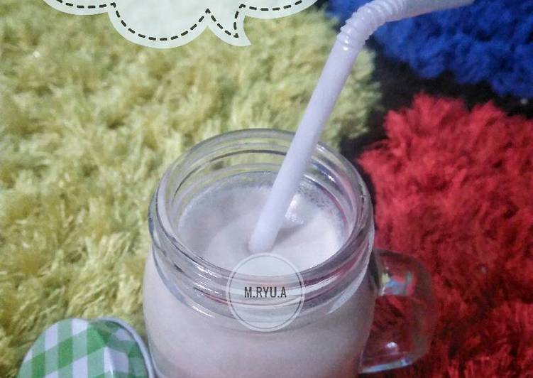 bahan dan cara membuat Puding sedot / puding silky ala puyo