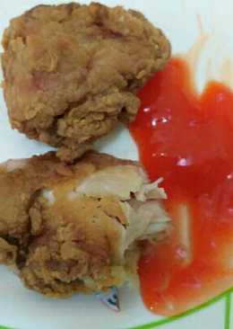 Ayam tepung krispi ala anak kost