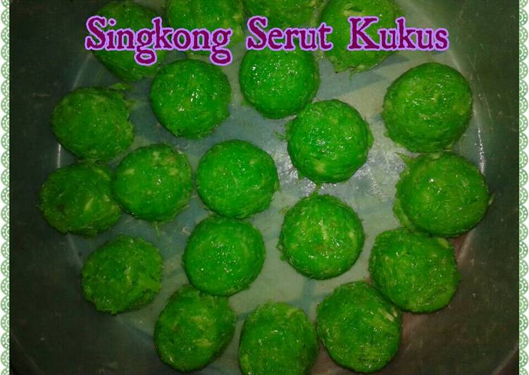 resep masakan Singkong Serut Kukus