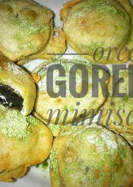 Oreo goreng tabur greentea ð