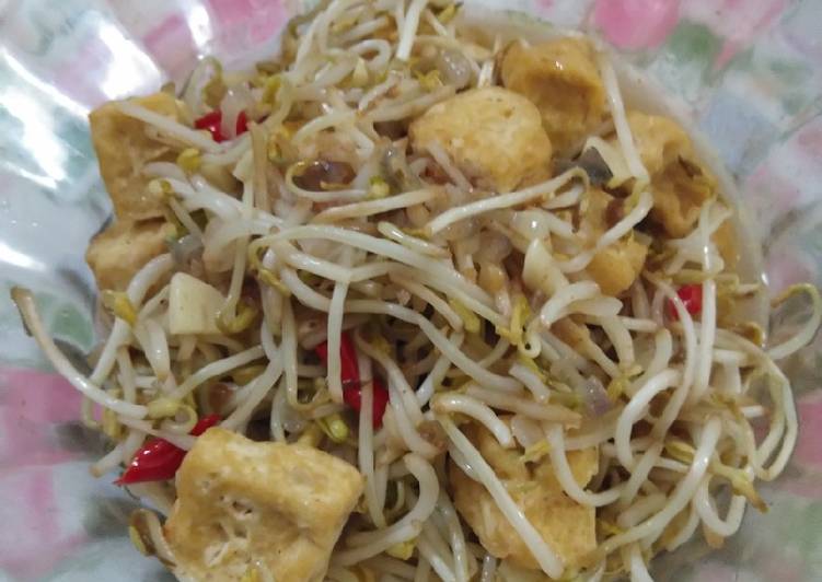 gambar untuk resep makanan Tumis tauge tahu