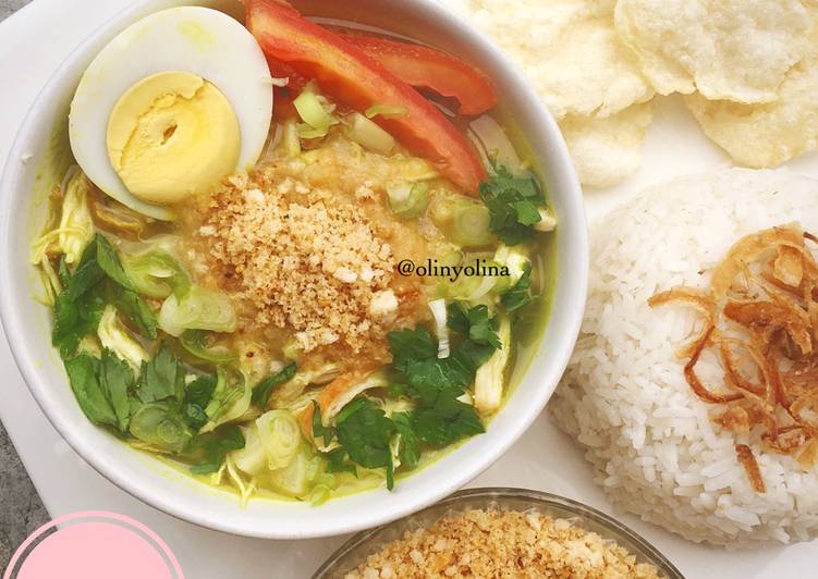 cara membuat Soto Ayam Lamongan Bubuk Koya