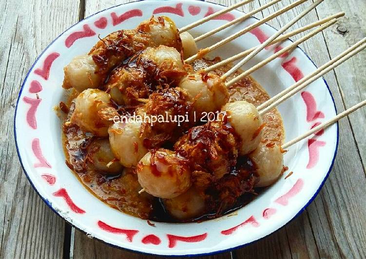 resep lengkap untuk Cilok Sambel Kacang