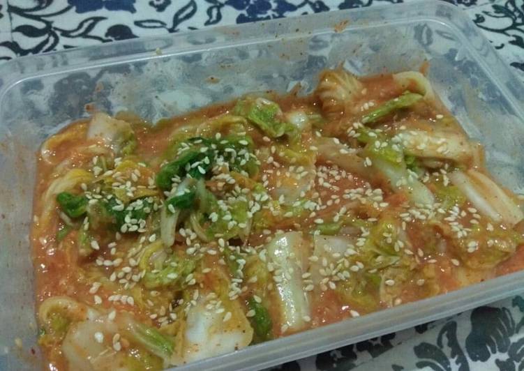 Resep Kimchi sawi sederhana Oleh GinZa