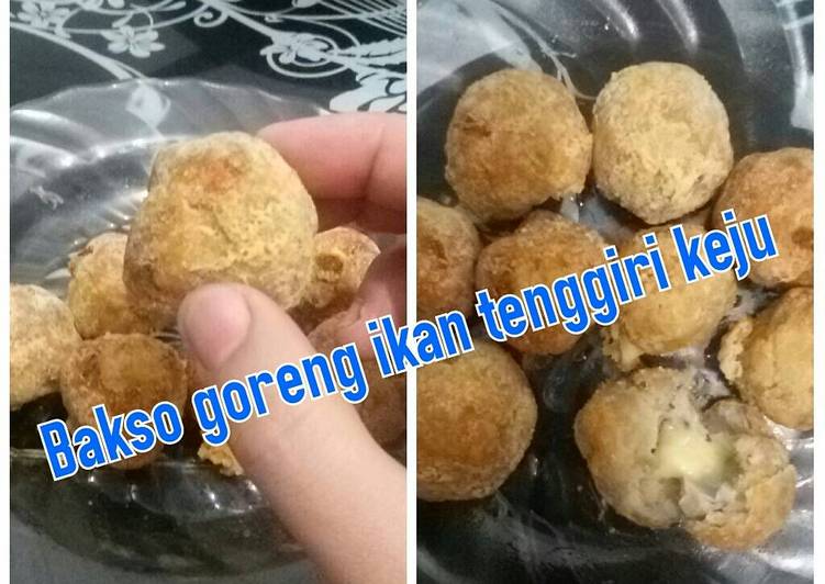 resep masakan Bakso Goreng Ikan Tenggiri isi keju