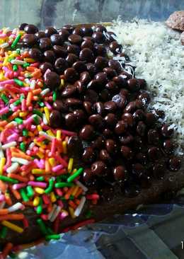 Brownis kukus aneka toping