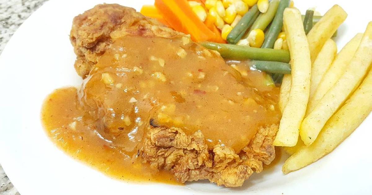  Resep Steak ayam crispy saus rempah oleh Aulia Ardiyanti 