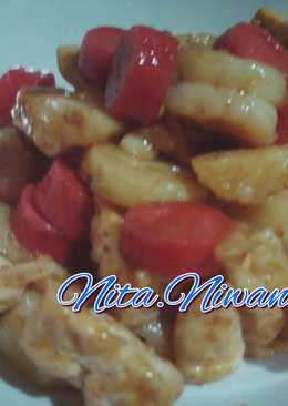 Oseng sosis udang bakso #bikinramadanberkesan