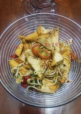 Tumis tahu kulit tauge