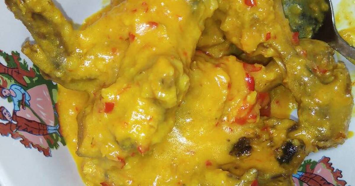 Resep Ayam Goreng Saus Kuning ala NurulKarimah_