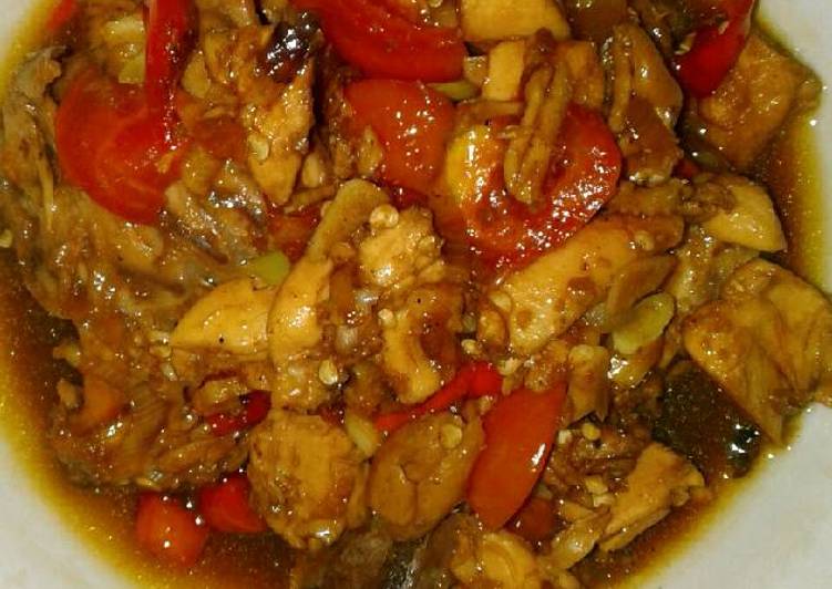 resep makanan Ayam saus mentega