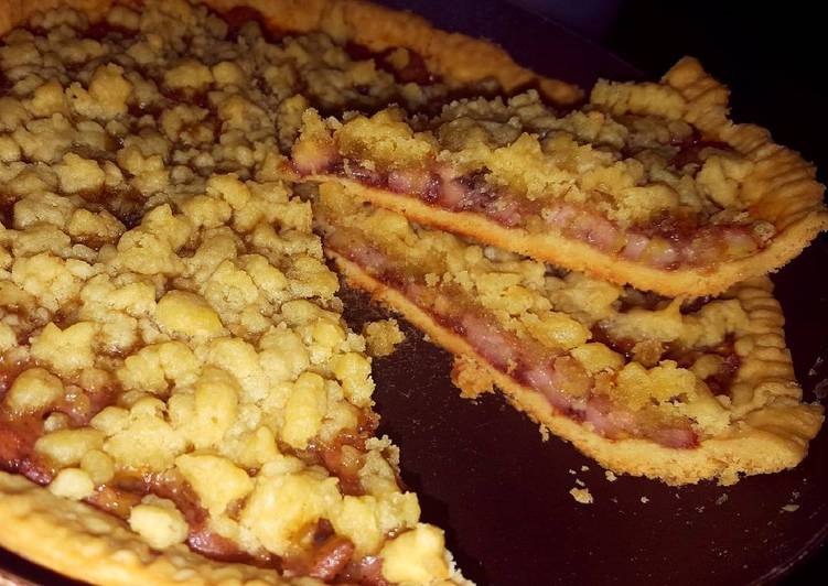 resep masakan Banana crumble pie teflon anti gagal