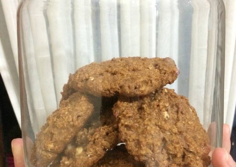 Resep Honey Oat Cookies Karya Febby Indriani