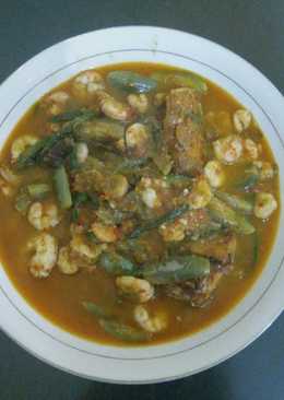 Tumis udang terong