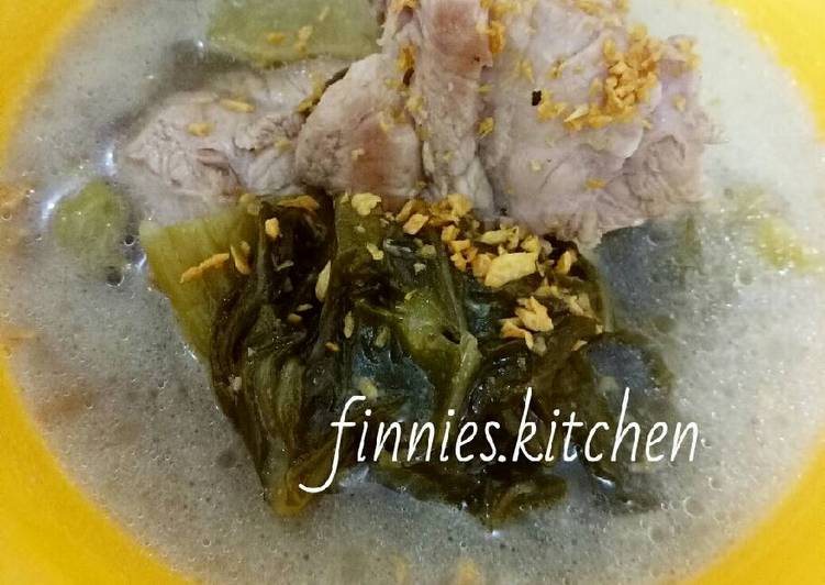 gambar untuk resep makanan Bakut sayur asin