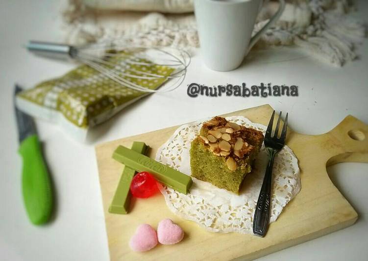 Resep Green Tea Brownies Karya Nur Sabatiana