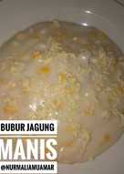 Bubur jagung manis istimewa