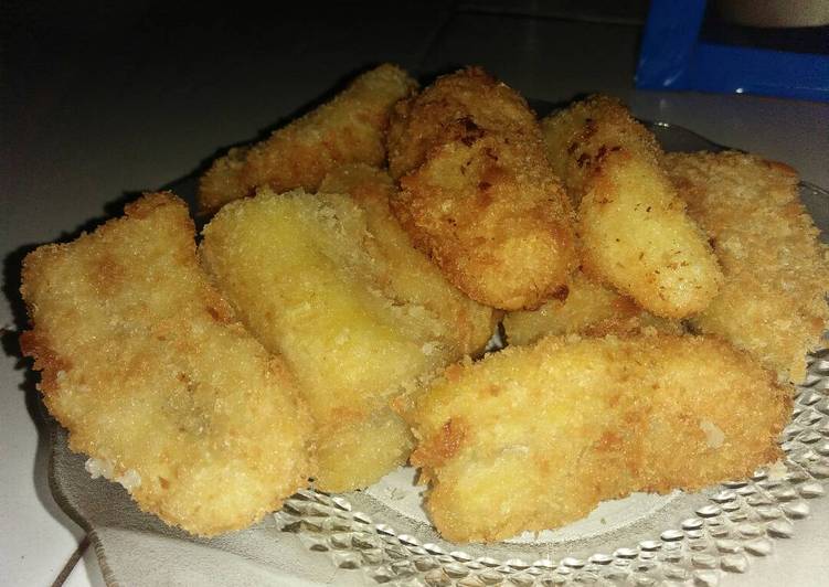 bahan dan cara membuat Pisang Goreng Crispy