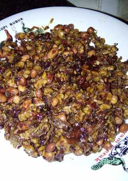 Orek tempe teri kacang