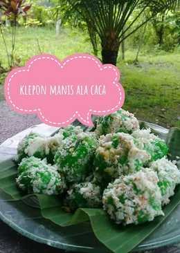 Klepon manis sederhana