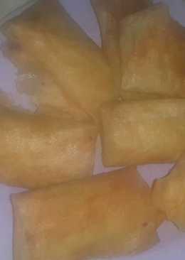 Martabak makaroni kulit lumpia