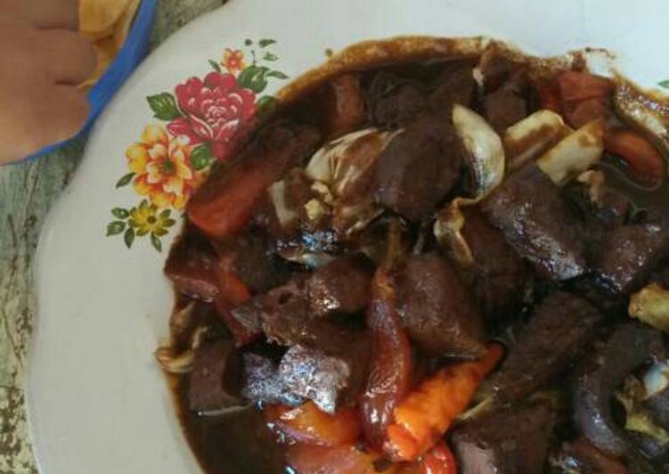 resep makanan Krengsengan Hati Sapi