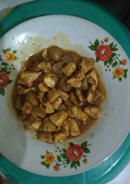 Ayam bakso saos tiram