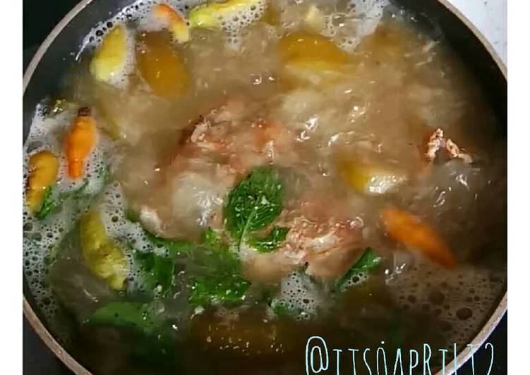 resep masakan Kuah Asam Ikan Kakap Merah (Khas Gorontalo)