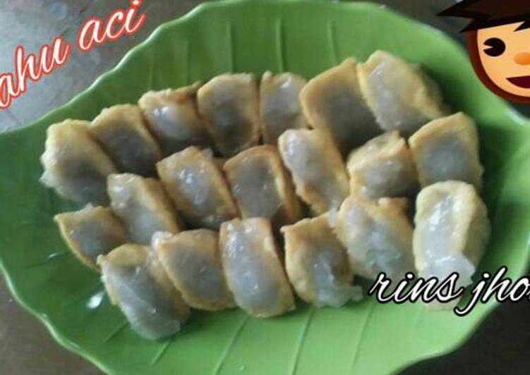 gambar untuk resep Tahu aci la -ala