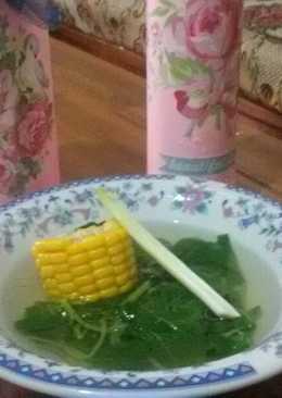 Sayur bayam temu kunci