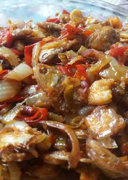 Sambal Ikan Asin Dan Udang Pedas