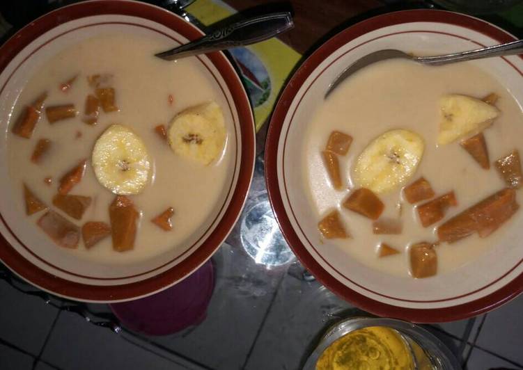 Resep Kolak pisang labu