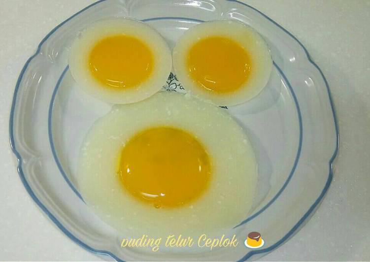 Resep Puding telur Ceplok ??