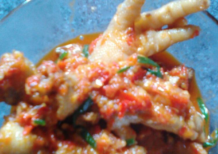 Ceker pedas gilaaa #RabuBaru #BikinRamadhanBerkesan