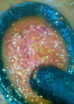 Sambal terasi pedasss ala mey